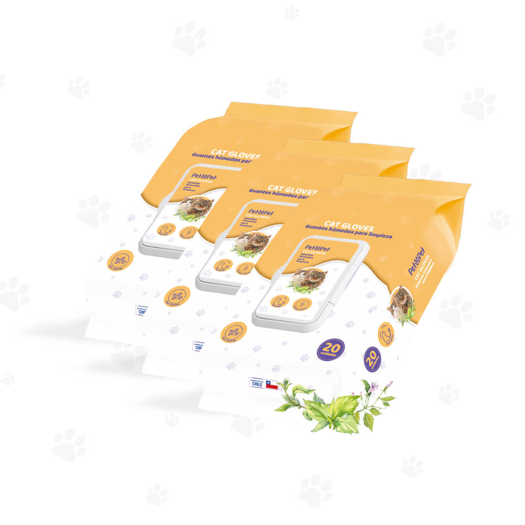 Pack 3 Cat Gloves