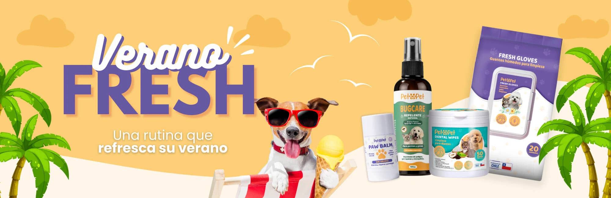 Verano Fresh en productos de limpieza y cuidado para perros y gatos | petmypet.cl