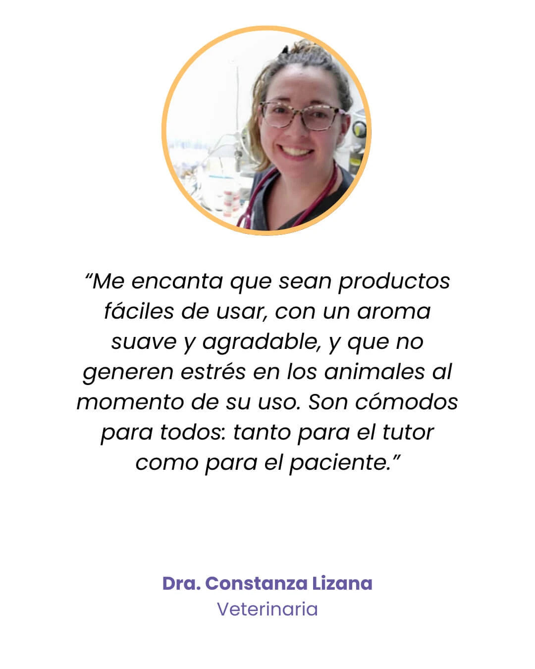 Testimonio veterinario sobre la experiencia de uso de productos PetMyPet en mascotas | petmypet.cl
