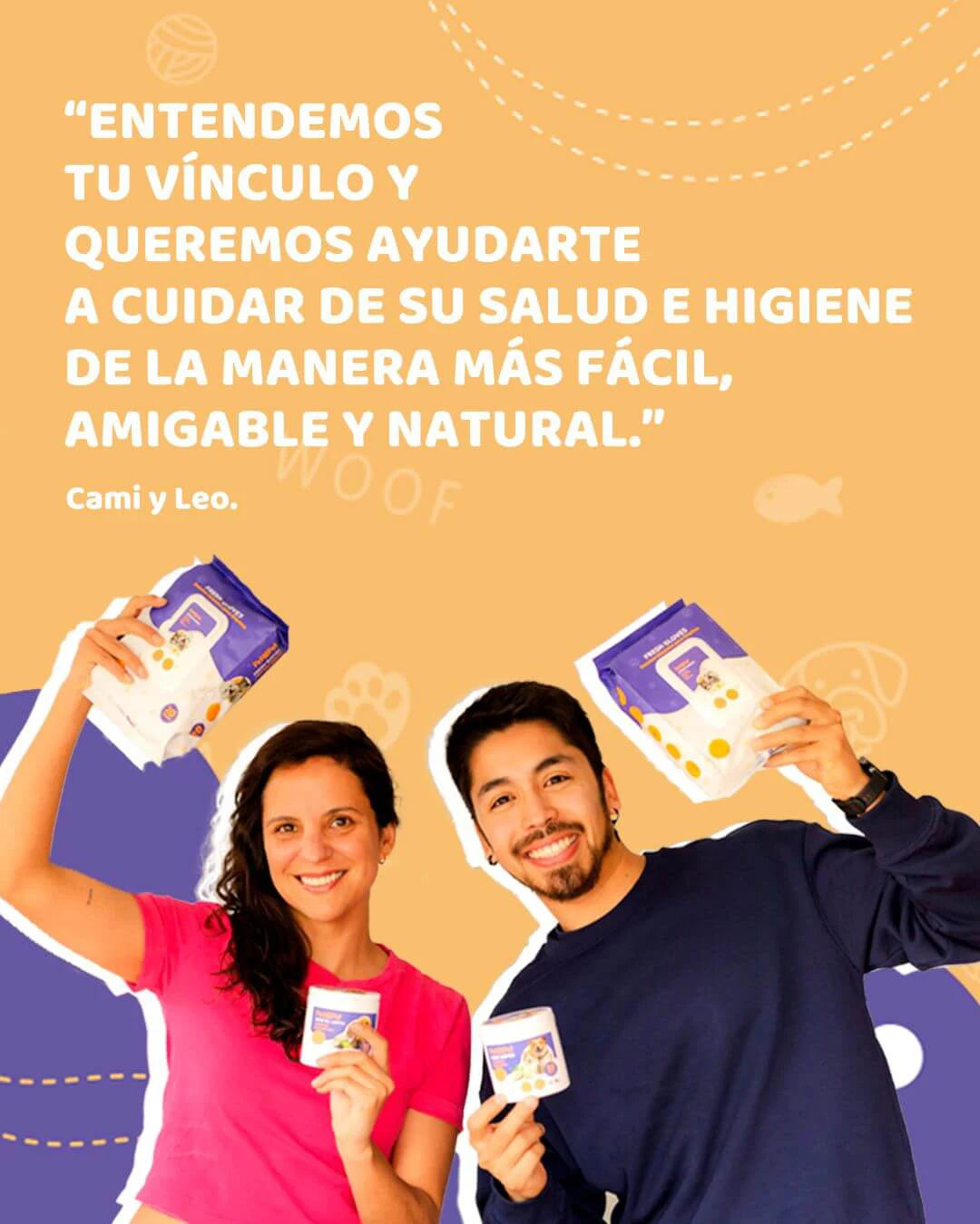 Cami y Leo sobre Petmypet.cl